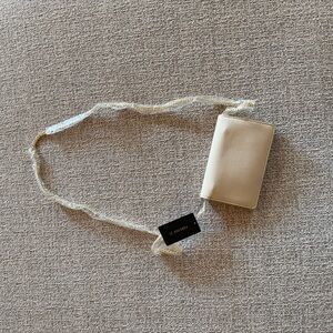 Forever 21 Cream Clutch Wristlet